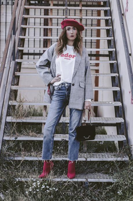 PRÍNCIPE DE GALES+ROJO=SUPER TRENDY