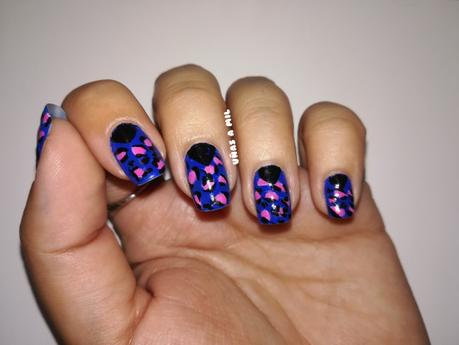 Diseño de uñas con animal print