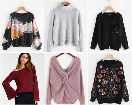 Pullover selection w/Shein