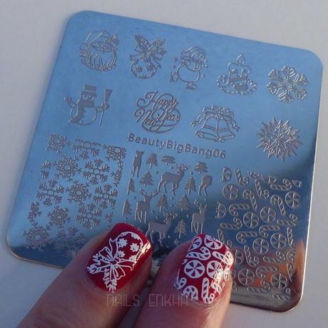 Nail Art Xmas Christmas Stamping Plate
