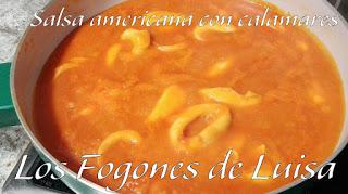 SALSA AMERICANA CON CALAMARES