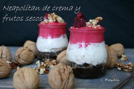 Neapolitan de crema y frutos secos