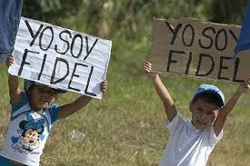 Fidel y los niños cubanos.