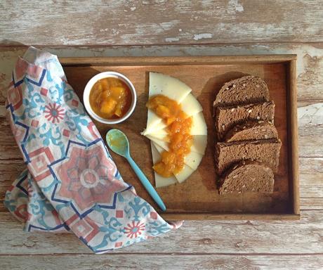 Receta de chutney de mango y nectarina