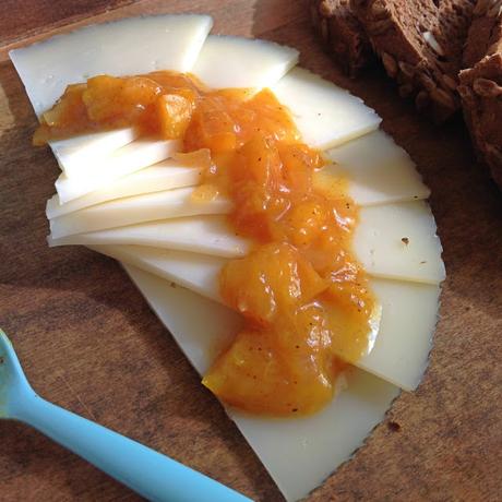 Receta de chutney de mango y nectarina