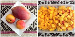 Receta de chutney de mango y nectarina