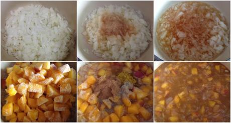 Receta de chutney de mango y nectarina