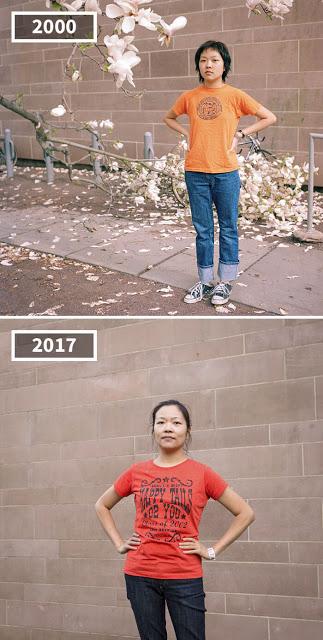 Un joven fotografió a sus amigos en el año 2000 y en 2017 para ver como pasa el tiempo y como envejecemos Un joven fotografió a sus amigos en el año 2000 y en 2017 para ver como pasa el tiempo y como envejecemos
