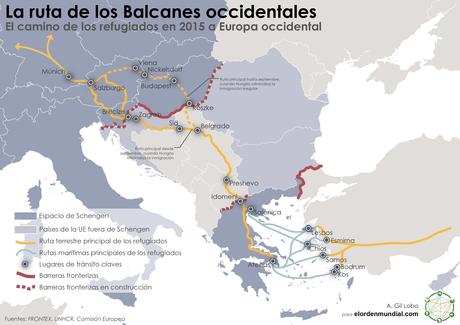 La ruta de los Balcanes: cambios en la política fronteriza europea