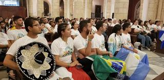 Primera delegación internacional de jóvenes, recorre Senderos de la Fe