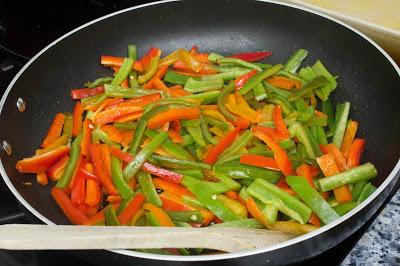 Fajitas de pollo asado