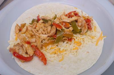 Fajitas de pollo asado Fajitas de pollo asado