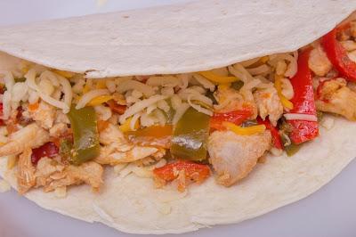 Fajitas de pollo asado