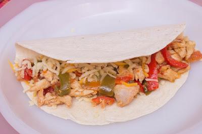 Fajitas de pollo asado