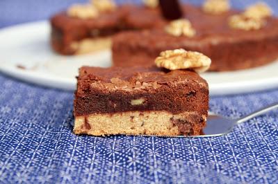 Brownie con base de cookies: browniecookie