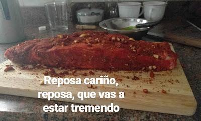 Costillar barbacoa