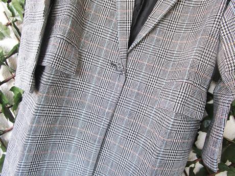 Abrigo estampado príncipe de Gales ZAFUL Abrigo estampado príncipe de Gales ZAFUL