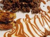 ARROZ DULCE CHOCOLATE, TORTILLA PLÁTANO