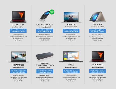 Ofertas Lenovo para Viernes Negro 2017