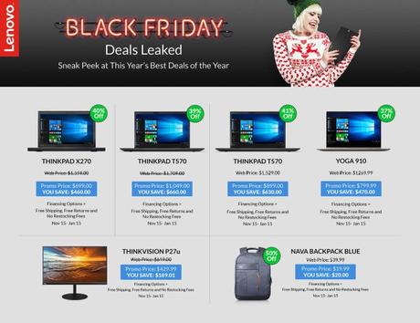Ofertas Lenovo para Viernes Negro 2017