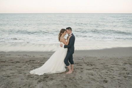 Laura y Gonzalo, postboda a orillas del mar Mediterráneo