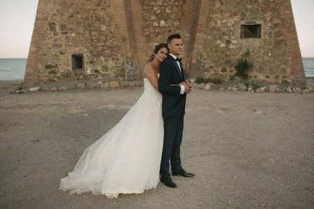 Laura y Gonzalo, postboda a orillas del mar Mediterráneo