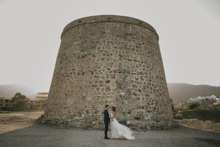 Laura y Gonzalo, postboda a orillas del mar Mediterráneo