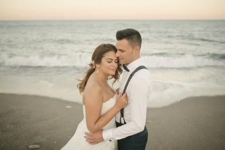 Laura y Gonzalo, postboda a orillas del mar Mediterráneo