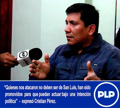 Cristian Pérez: CUANDO ESTÁN EN GRUPO SON MACHITOS, PERO SOLOS SE CHUPAN Y ARRUGAN…