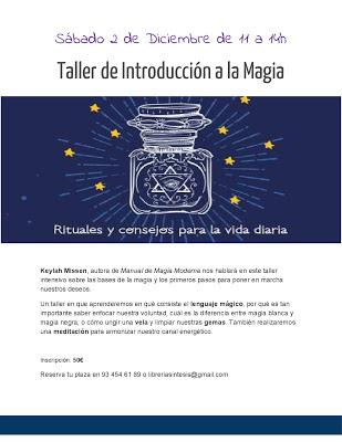 Taller Introducción a la Magia en librería Síntesis