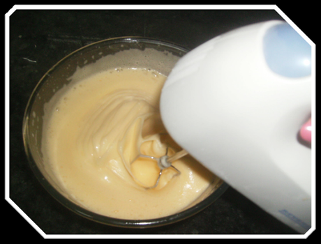 Tarta de melocotones al revés