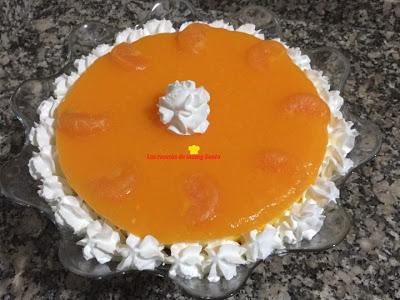 TARTA DE QUESO Y MANDARINA EN THERMOMIX Y TRADICIONAL