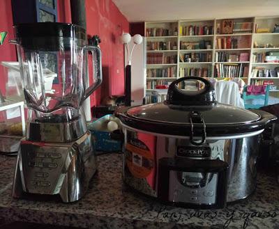 Cebollitas rellenas en Crock-Pot