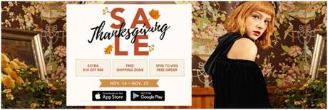 Trucos para comprar más barato en la promoción “Thanksgiving” en ZAFUL