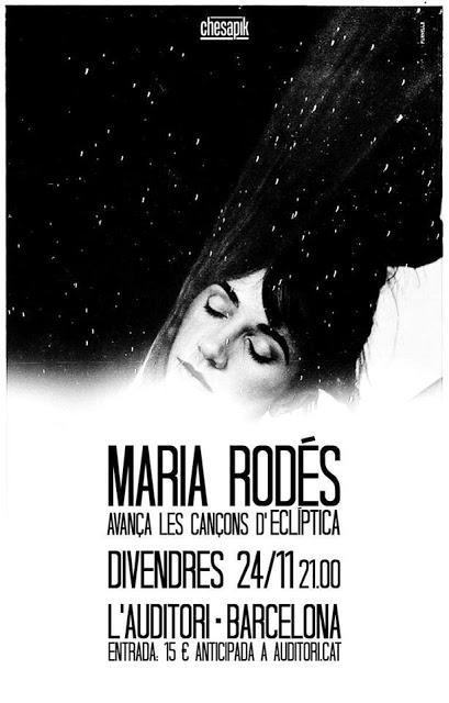 [Noticia] Concierto de María Rodés en L'Auditori de Barcelona