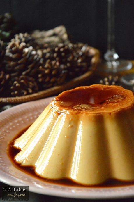 Flan de Turrón de Jijona sin huevo y ... otros postres con turrón Flan de Turrón de Jijona sin huevo y ... otros postres con turrón