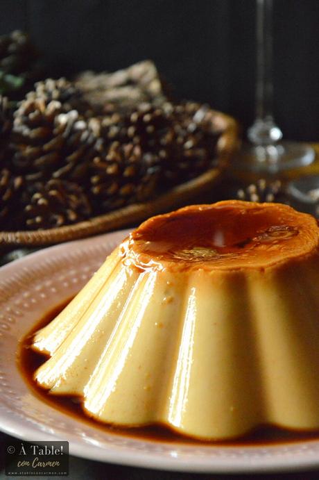 Flan de Turrón de Jijona sin huevo y ... otros postres con turrón