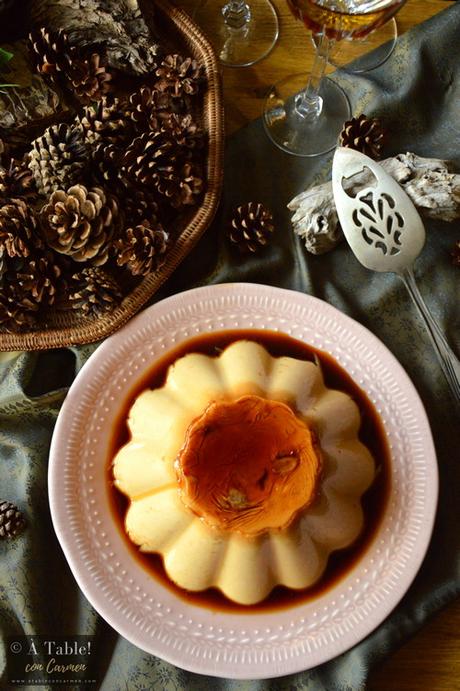 Flan de Turrón de Jijona sin huevo y ... otros postres con turrón