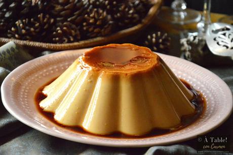 Flan de Turrón de Jijona sin huevo y ... otros postres con turrón