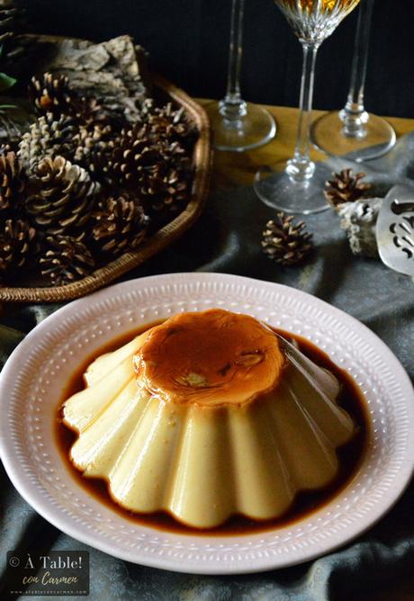 Flan de Turrón de Jijona sin huevo y ... otros postres con turrón