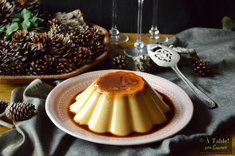 Flan de Turrón de Jijona sin huevo y ... otros postres con turrón