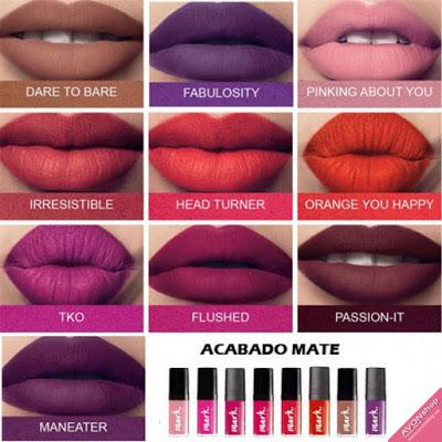 Labiales líquidos Mark de AVON Labiales líquidos Mark de AVON