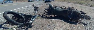 camioneta municipal accidente cerca Picún Leufú