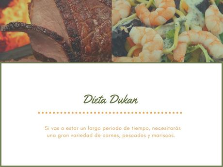 comer carne y marisco dieta dukan