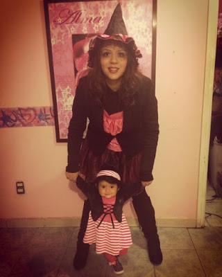 El primer Día de muertos y Halloween de Isa