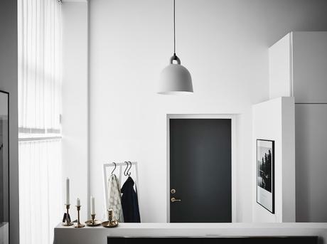 planta abierta mini piso decoración estilo nórdico negro estilo nórdico blanco estilo escandinavo dormitorio en negro diáfano decoración negro 