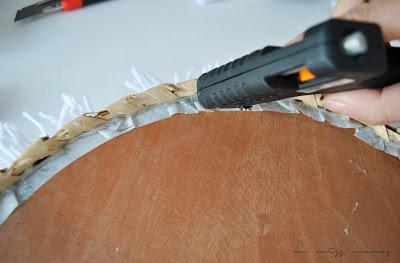 DIY Bandeja de rafia DIY Bandeja de rafia