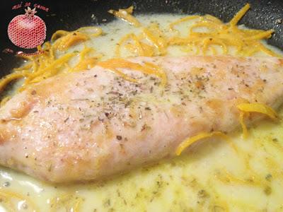 Solomillo de pavo a la naranja