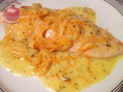 Solomillo de pavo a la naranja