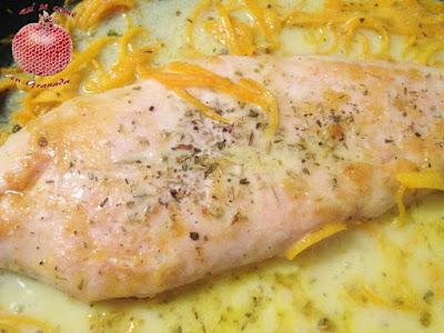 Solomillo de pavo a la naranja